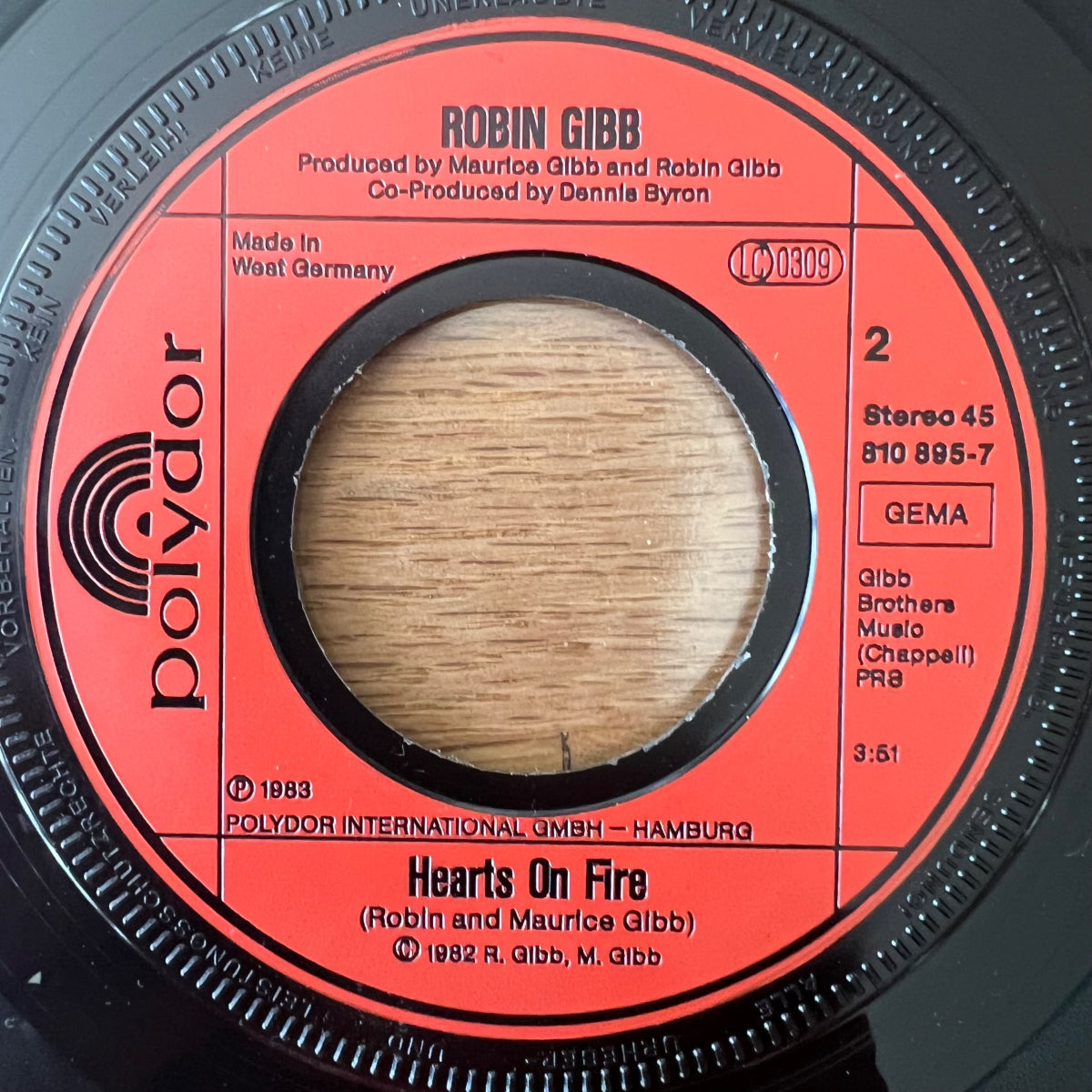 Robin Gibb - Juliet / 1. D-Press. 1983 - (M-/VG++)