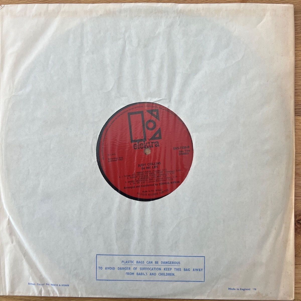 Judy Collins - In My Life / 1. Presses britanniques. 1967 - (M-/M-)
