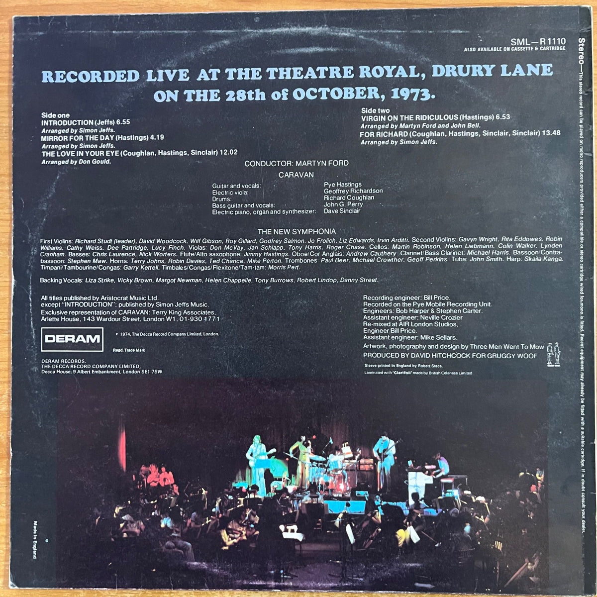 Caravan & The New Symphonia - Same / 1st UK Press. 1974 - (VG++/VG+)