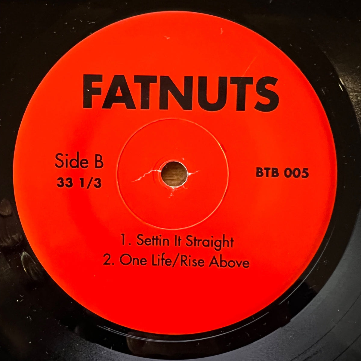 Fat Nuts - Setting In Straight / EP 6 titres - Pressage américain. 1995 - (M-/VG++)