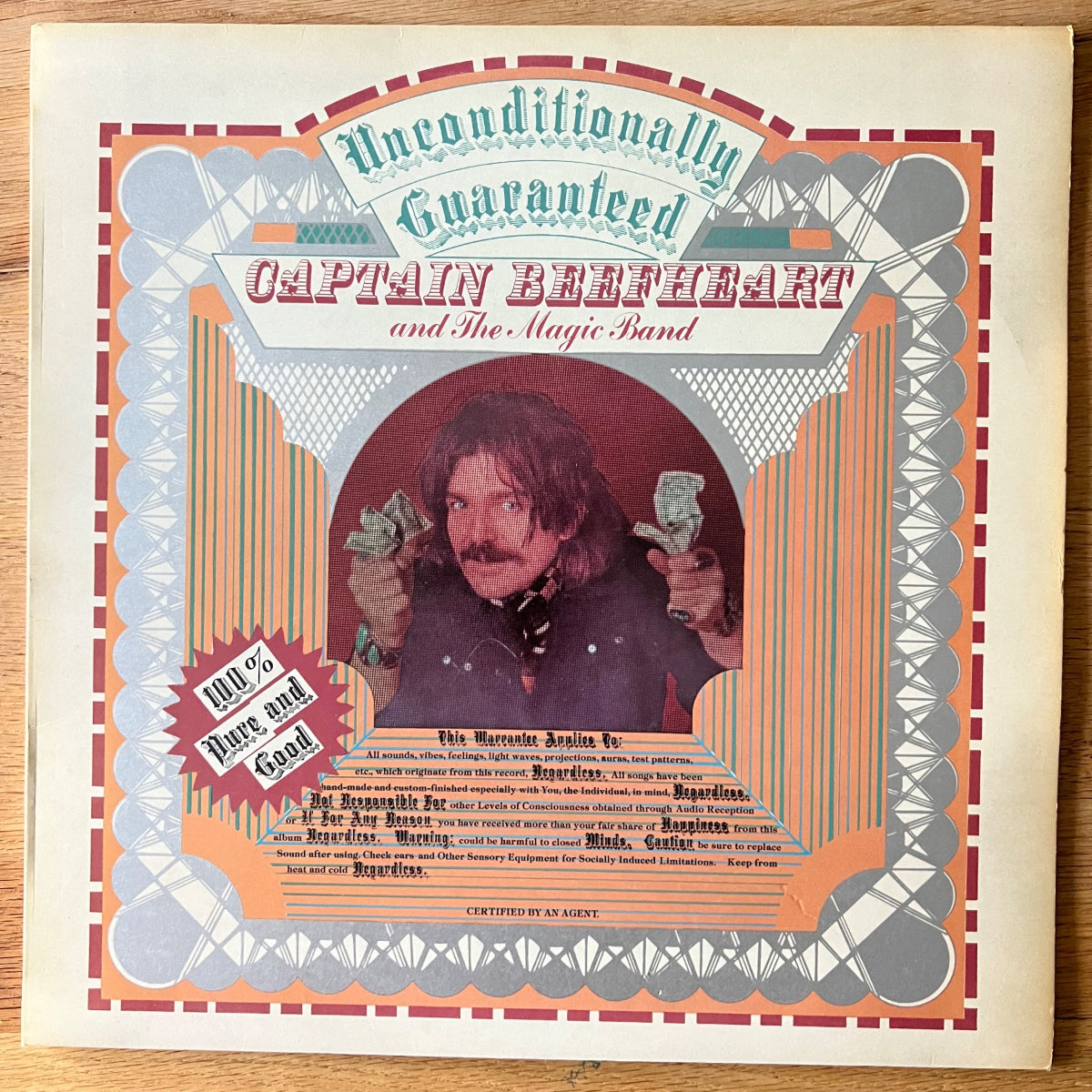 Captain Beefheart & The Magic Band - Unconditionally Guaranteed / 1.UK-Press. 1974 - (M-/M-)