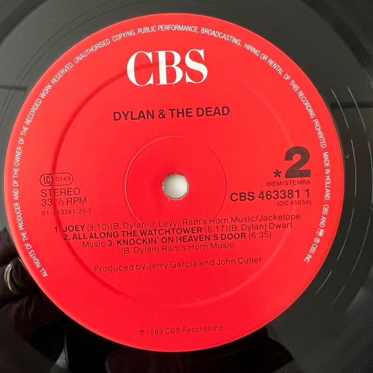 Bob Dylan & The Dead - Same / 1. NL-Press. 1989 - (M-/M-)