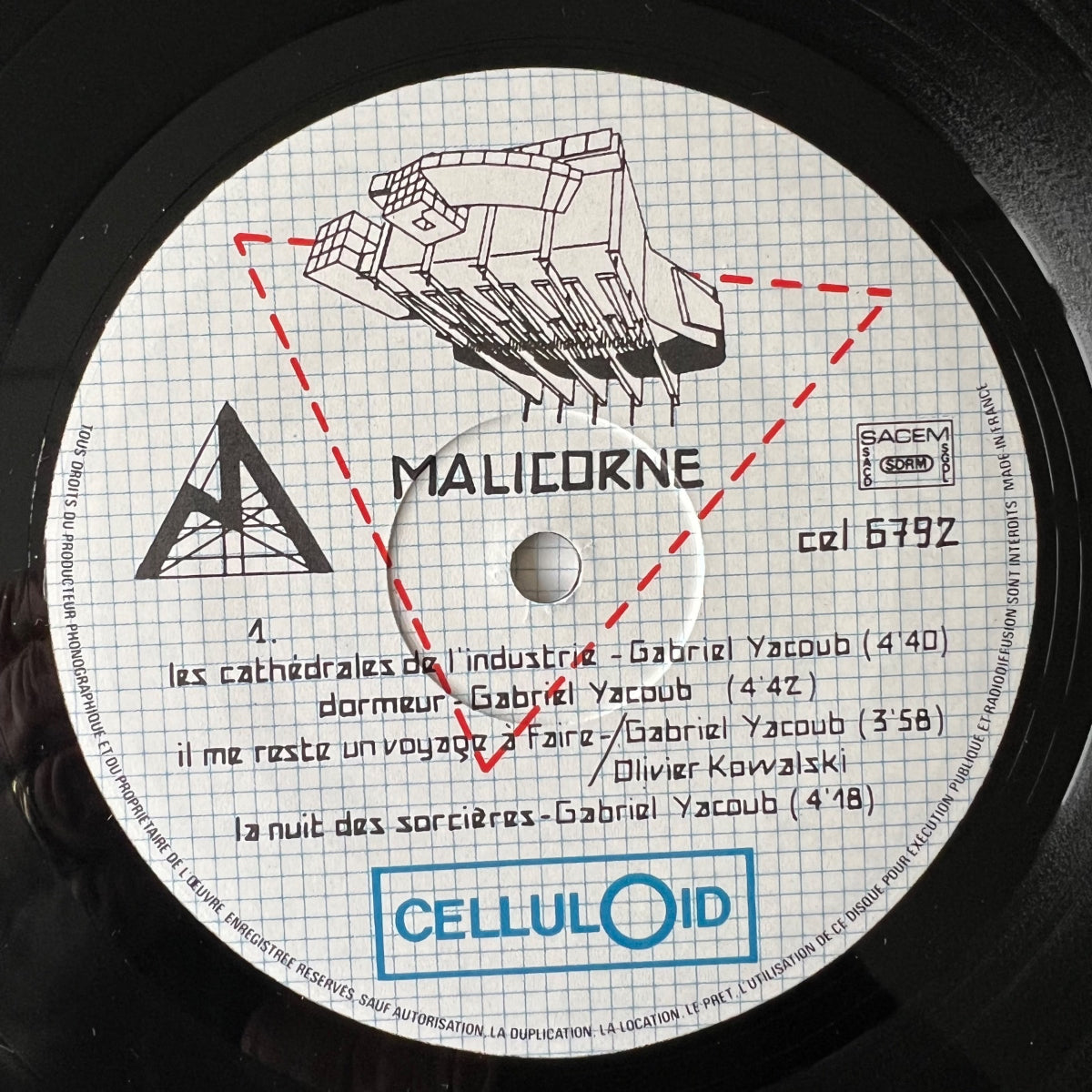 Malicorne - Les Cathédrals De L'industrie / 1. France-Press. 1986 - (M-/VG++)