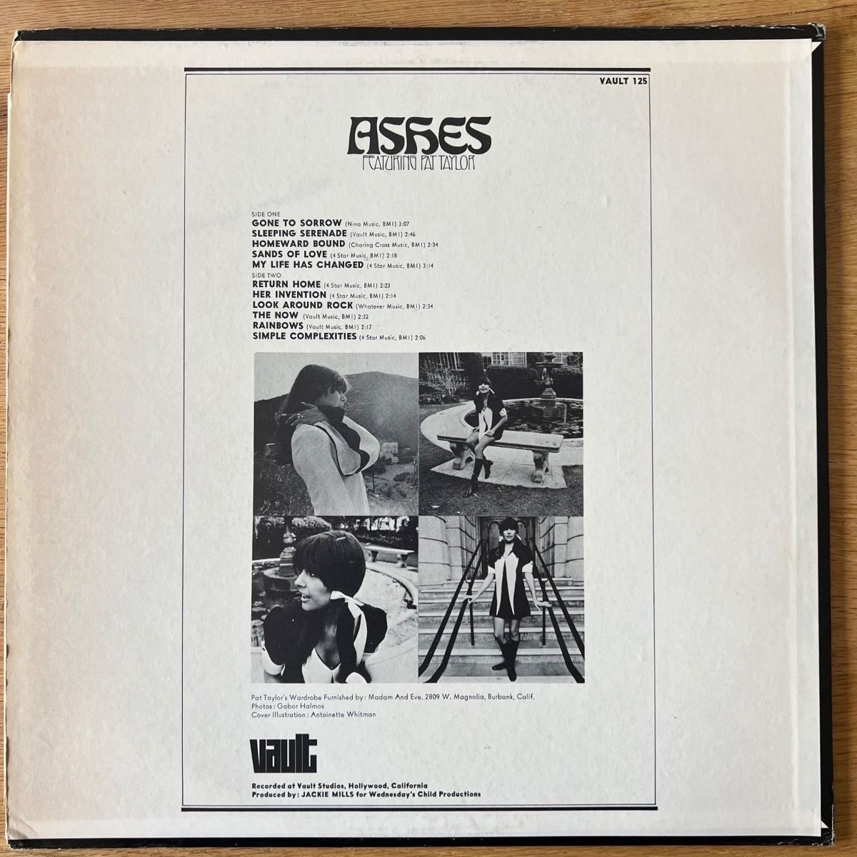 Ashes feat. Pat Taylor - Ashes/ 1.US-Press 1969 - Promo Copy - (M-/VG++)