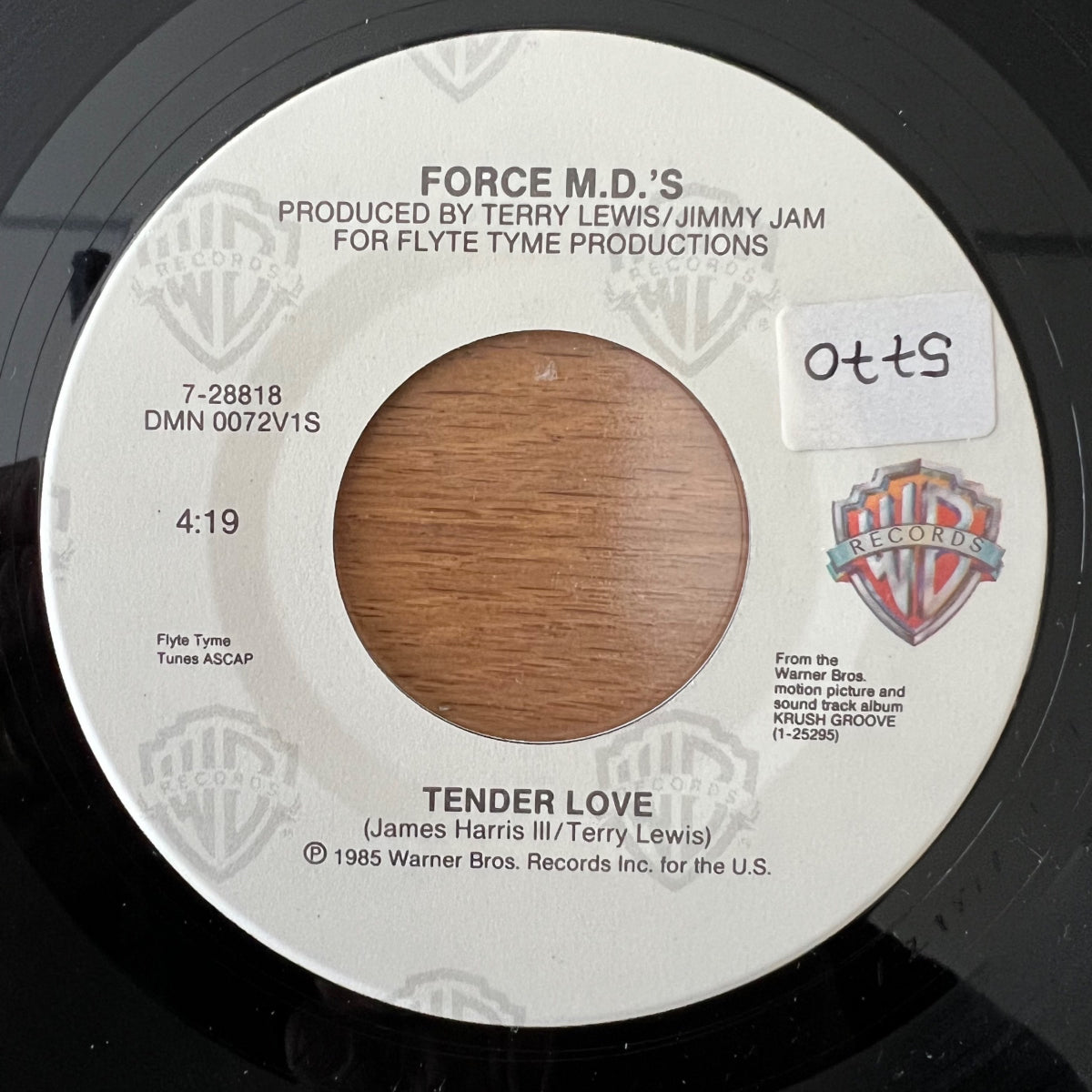 Force M.D.'s - Tender Love / 1. US-Press. 1985 - (M-/M-)