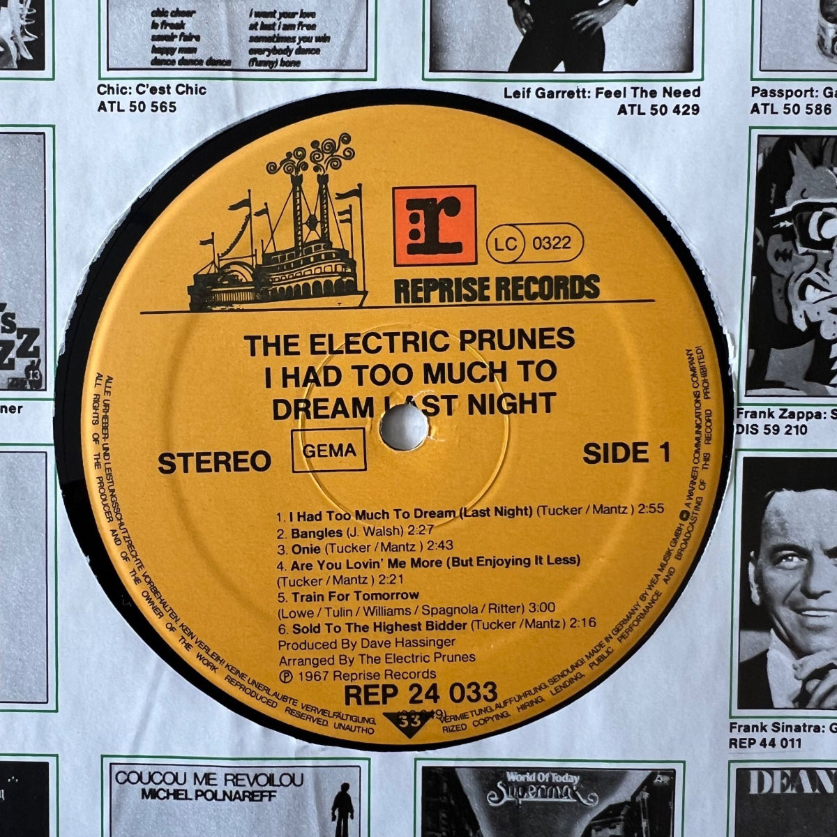 Electric Prunes - I Had Too Much To Dream.. / D RE from 1967