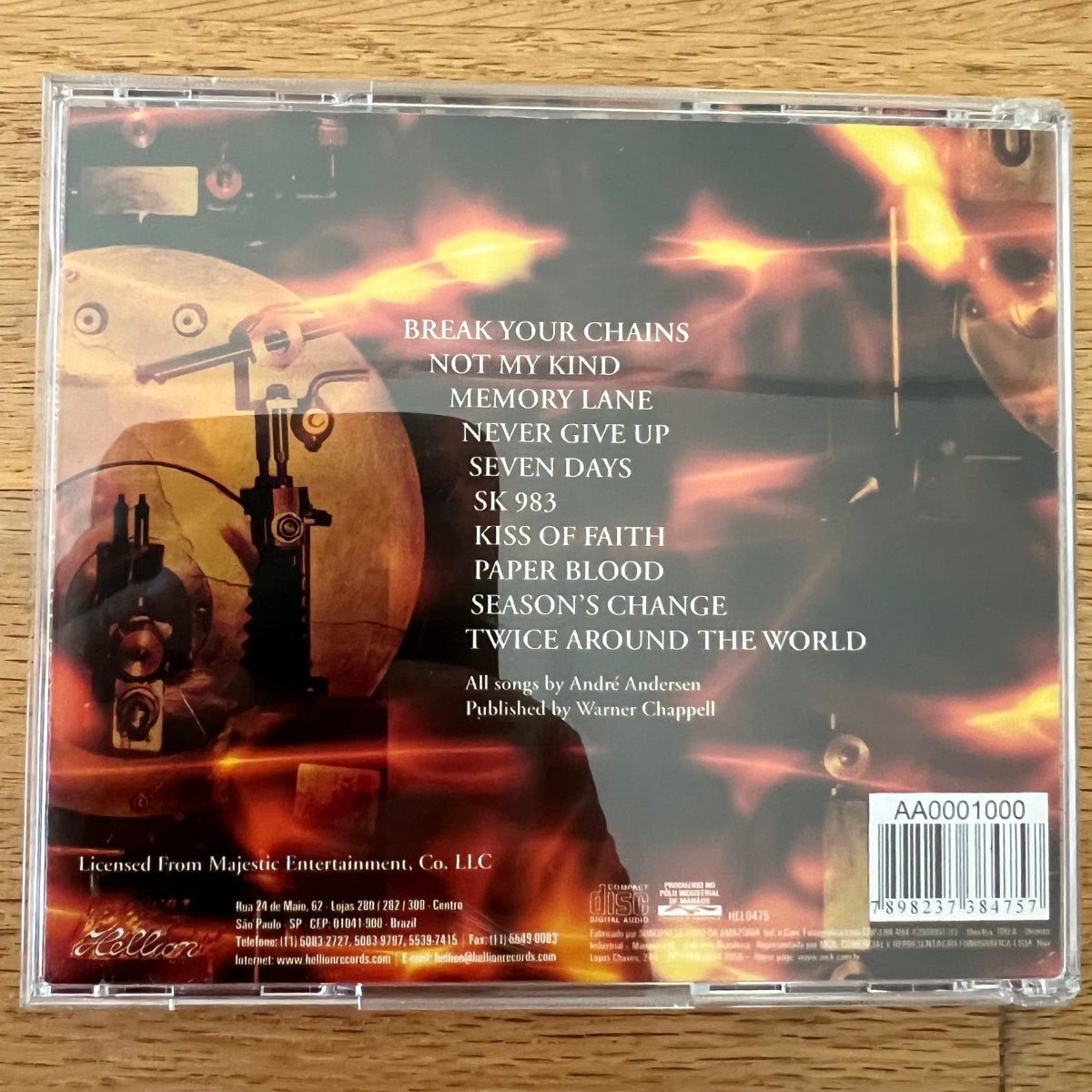 Royal Hunt - Paper Blood / CD - 1. Brasil-Press. 2006 - (M-/M-)