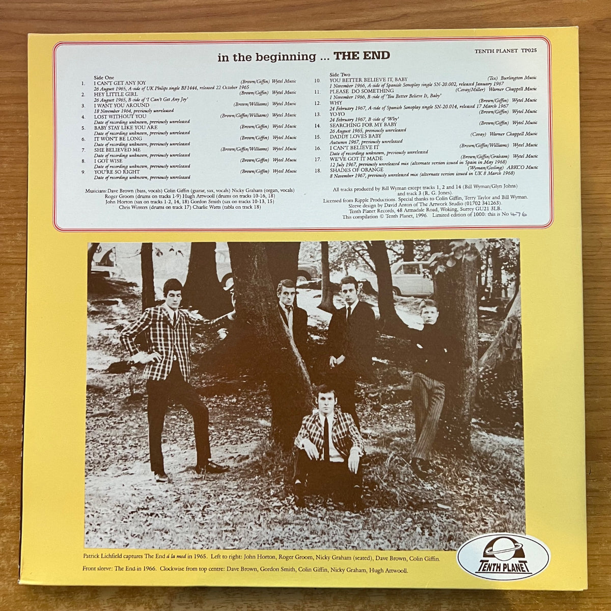 End - In The Beginning... / 1. UK-Press. 1996 - (M-/M-)