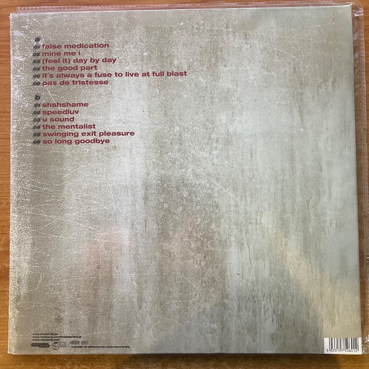 Blackmail - Tempo Tempo / 1. German-Press. 2008 - (Mint & Sealed)