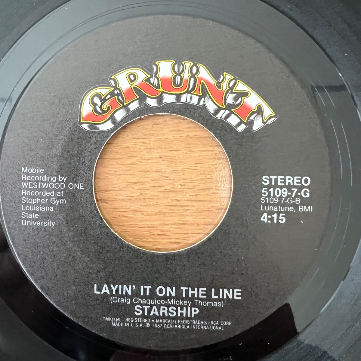 Starship - Nothing's Gonna Stop Us Now / 1. US-Press. 1987 - (M-/VG++)