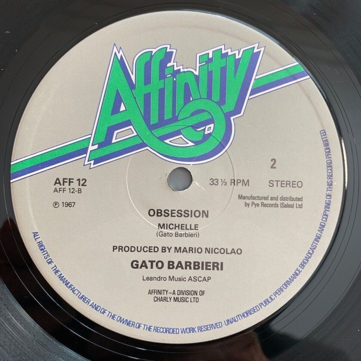 Gato Barbieri - Obsession // UK-Pressing 1978 - (M-/VG++)