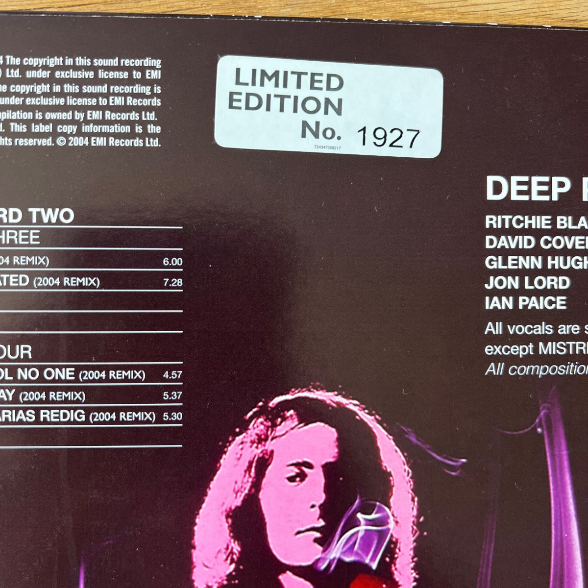 Deep Purple - Burn / 2 LP - EU-Press. 2012 - Limited Numb. Edition - 30th. Anniversary Edition - (Mint /Mint)