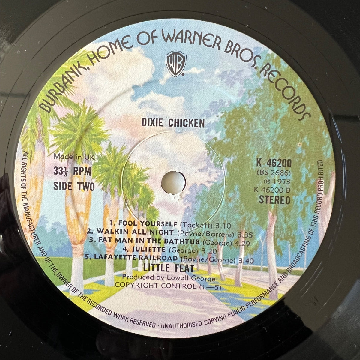 Little Feat - Dixie Chicken / UK Press. 1974 - (M-/VG++)