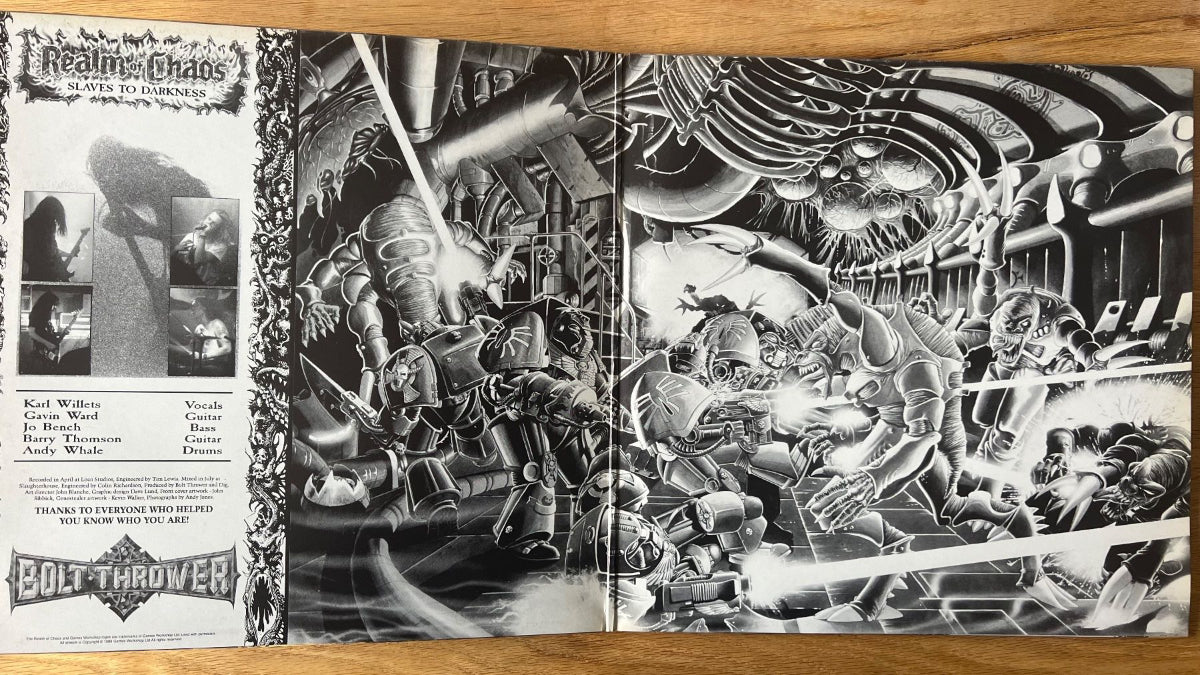 Bolt Thrower - Royaume du Chaos / 1re édition britannique. 1989 - (M-/M-)
