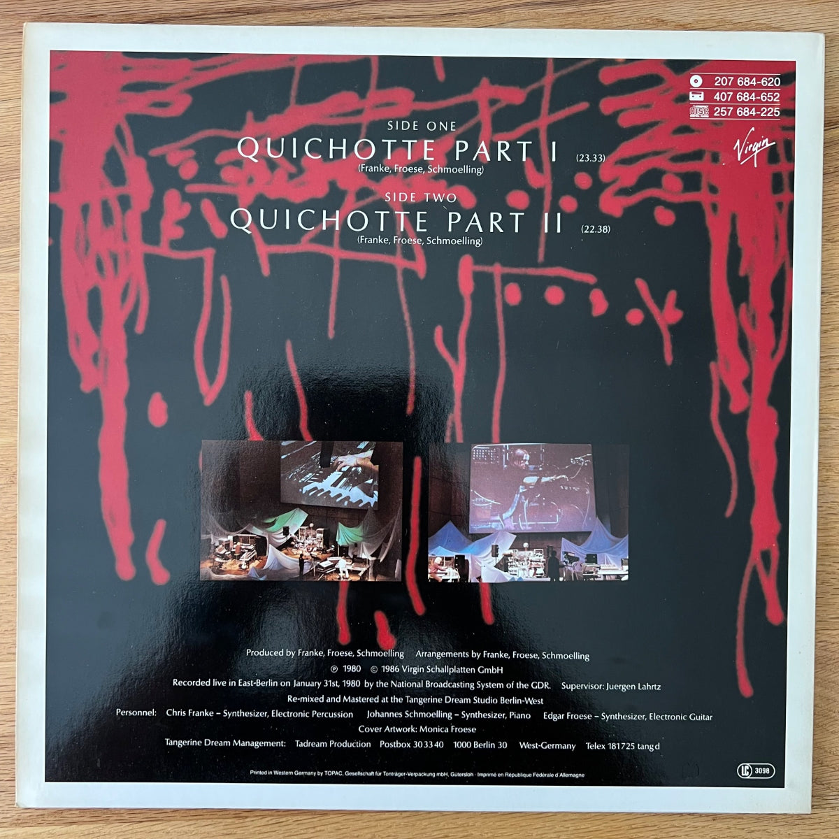 Tangerine Dream - Pergamon (Live) / D-Press. 1986 - (M-/M-)