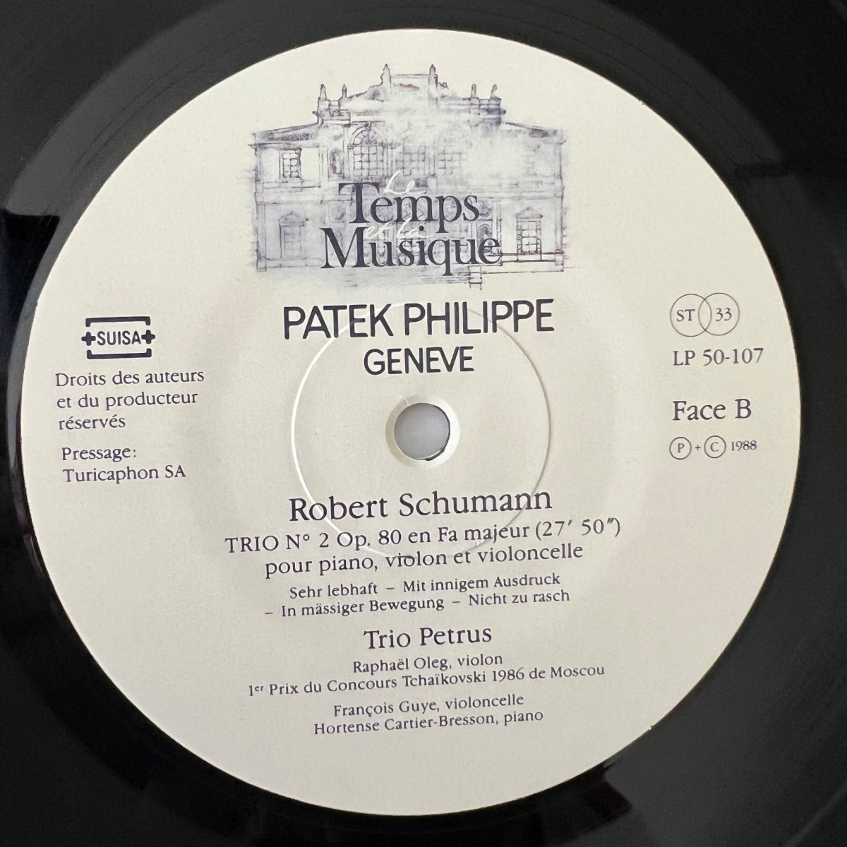 Raphaëlk Oleg - Le Temps Et La Musique / 1. Swiss-Press 1988 - (M-/M-)