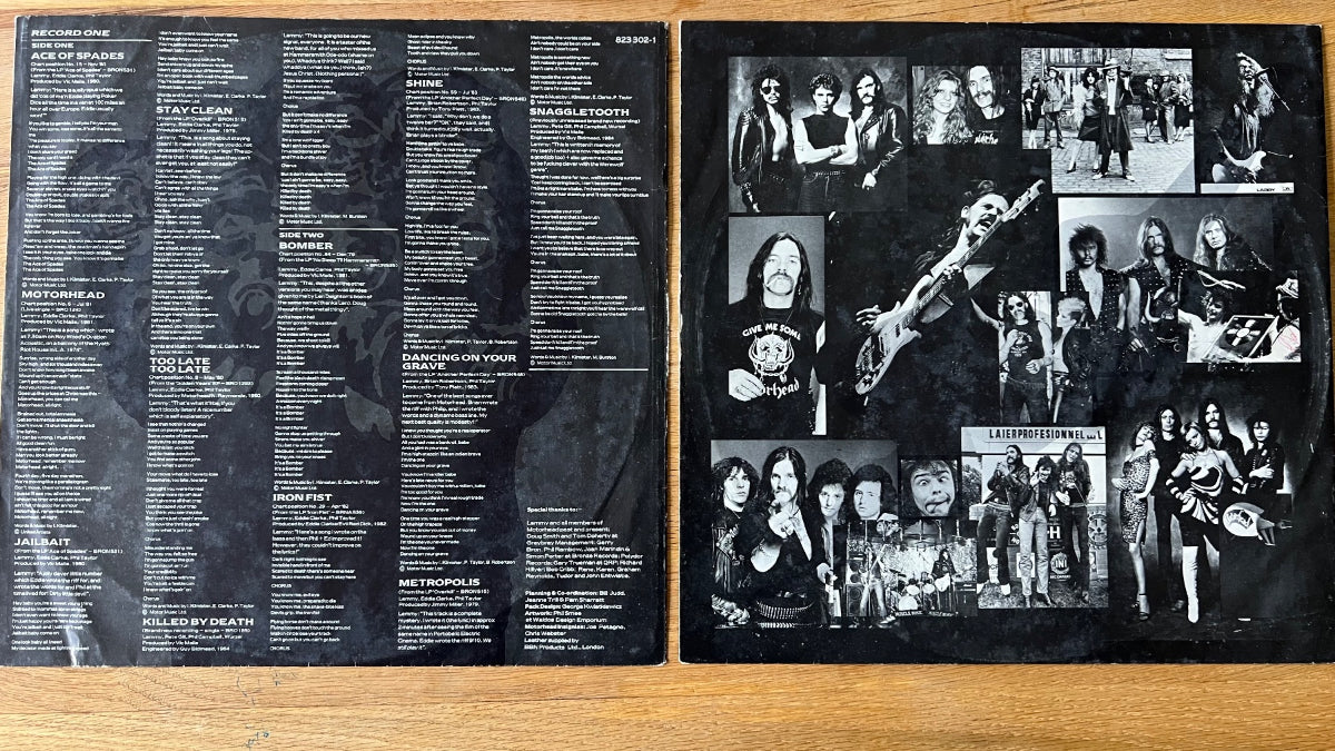 Motörhead - No Remorse / 2 LP - 1st UK 1984 - Leather Sleeve, Lim. Edition - (M-/M-)