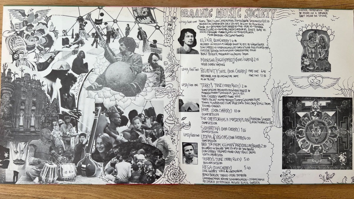 Don Cherry - Organic Music Society / 2 LP - 1er tirage suédois. 1973 - (M-/M-)