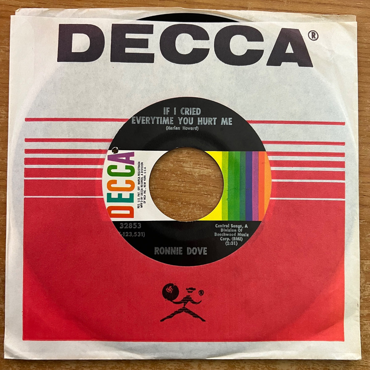 Ronnie Dove - If I Cried Every time You Hurt Me / 1. US-Press. 1971 - (M-/VG+)