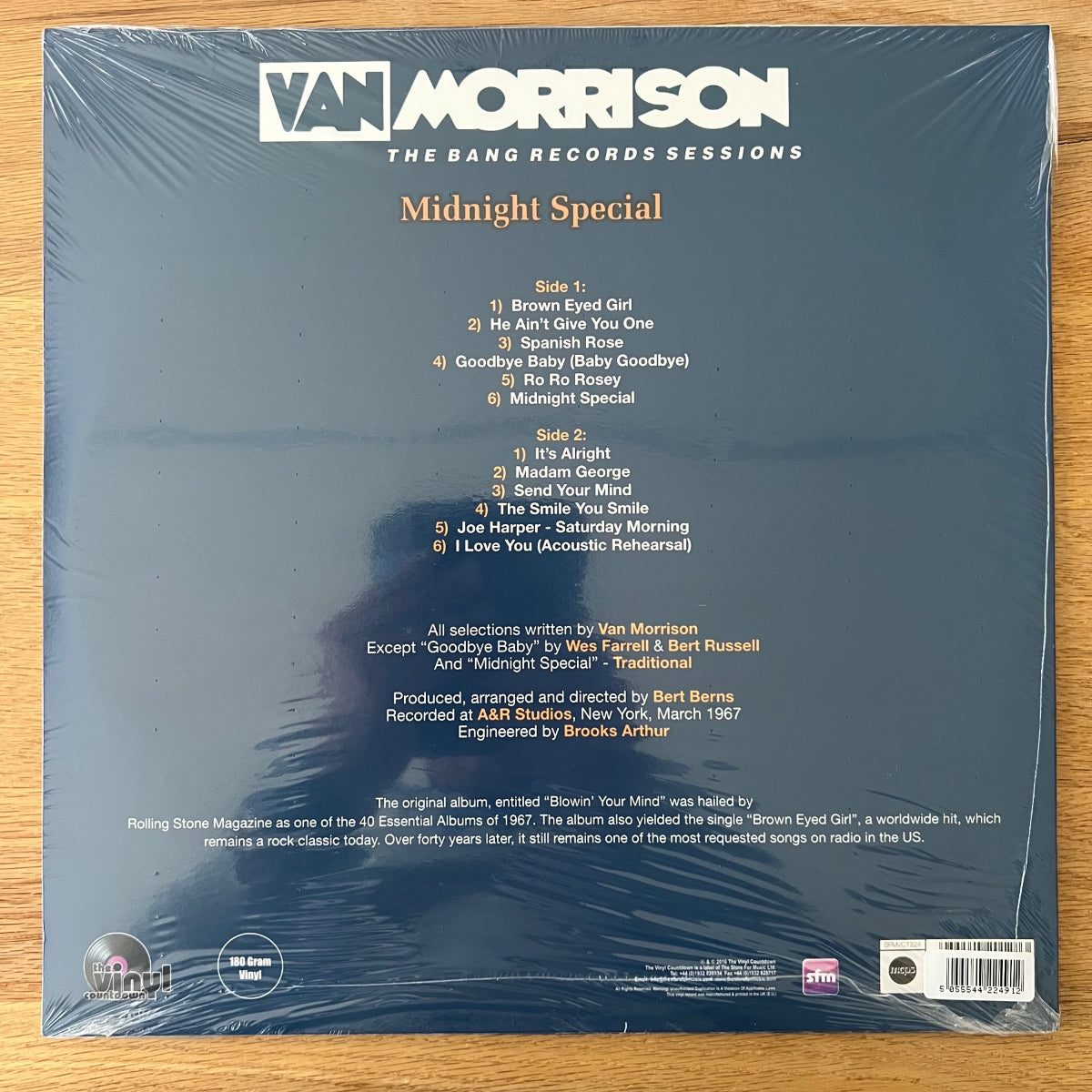 Van Morrison - The Bang Records Sessions : Midnight Special / UK-Press. 2016 - 180gr. Blue Vinyl - (Mint & Sealed)