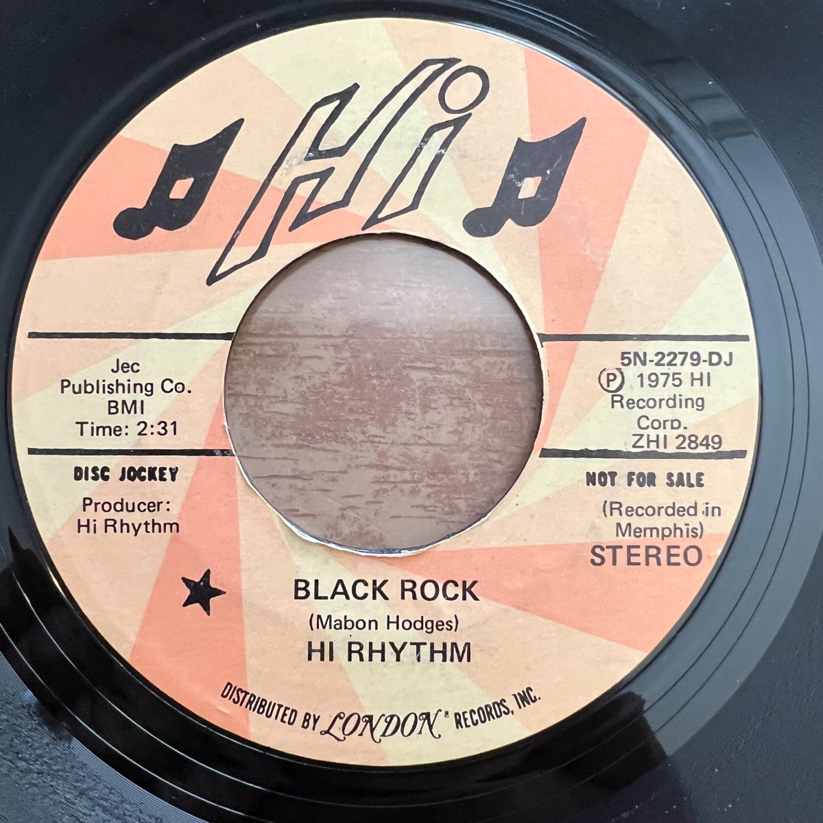 Hi Rhythm - Black Rock / US-Promo 1975 - (VG++/Neutral)