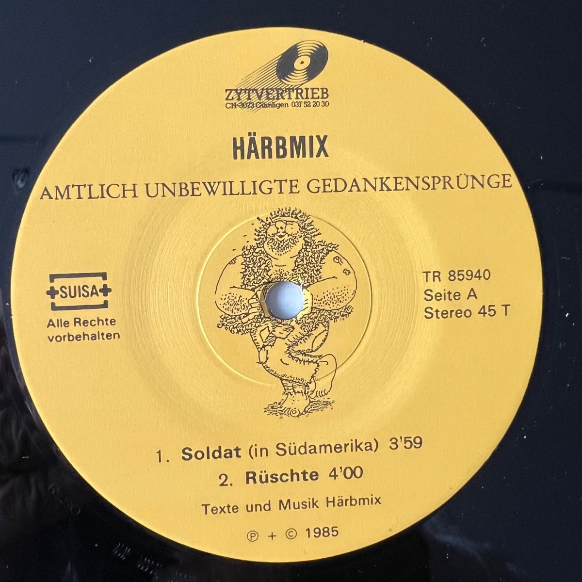 Härbmix - Des sauts de pensée officiellement intacts / 1. Swiss-Press. 1985 - (M-/VG+)