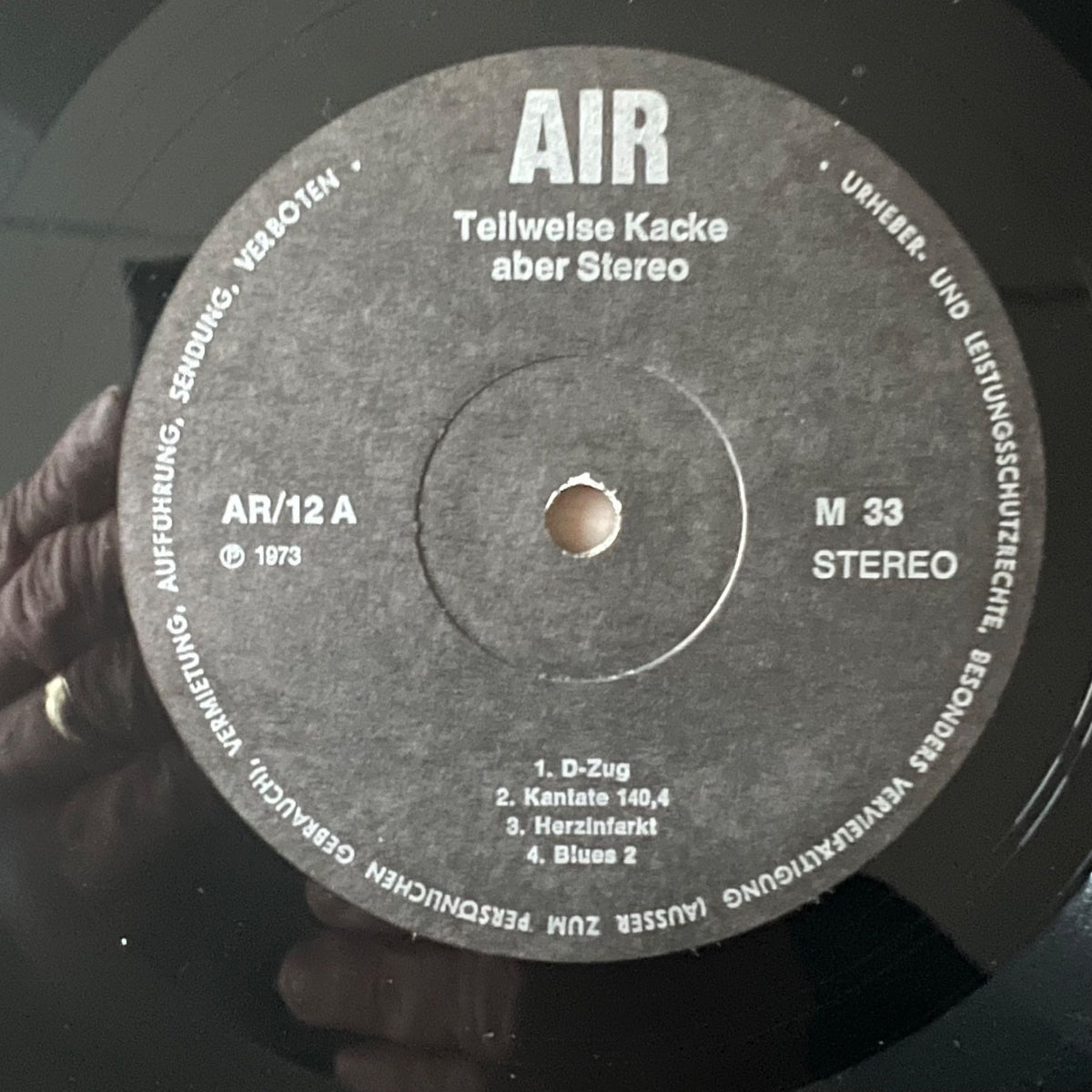 Air - Partly Shit.... / 1st German Press. 1973 -(M-/VG++)