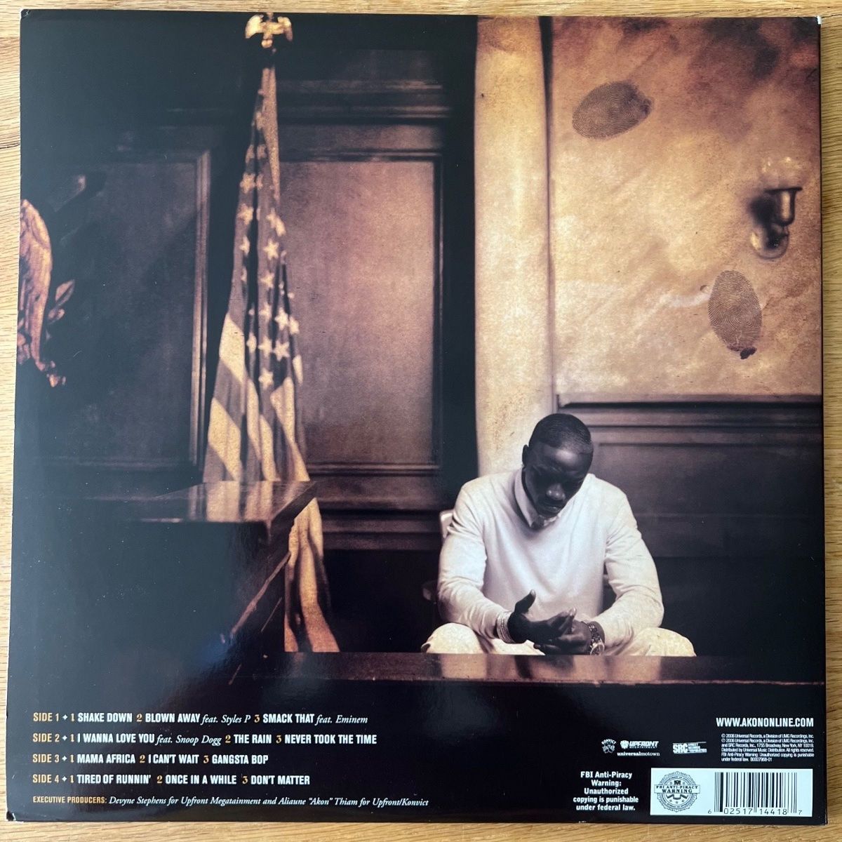 Akon - Convicted / 2 LPs - 1st US Press. 2006 - (M-/M-)