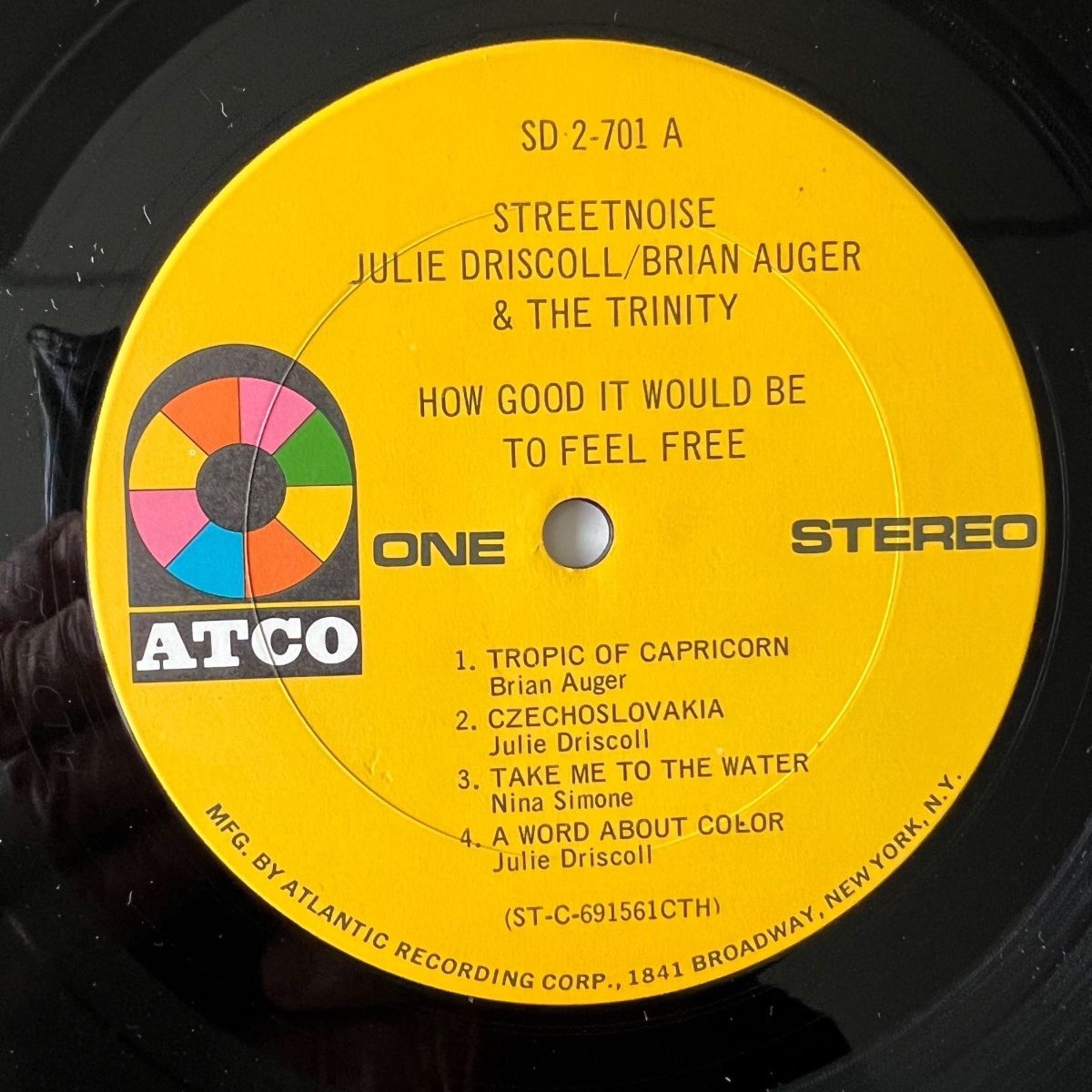 Julie Driscoll, Brian Auger et Trinity - Streetnoise / 1re presse américaine. 1969 - (M-/TB+)