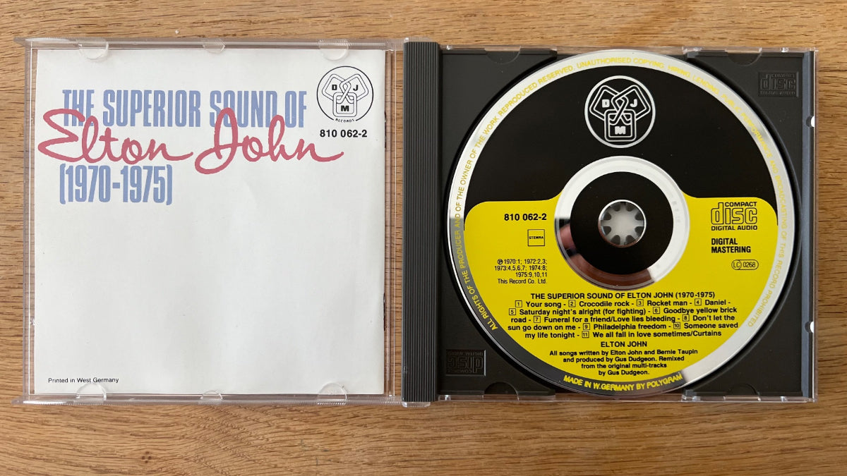 Elton John - The Superior Sound Of.. / CD - 1. Pressage D. 1983 - (M-/M-)
