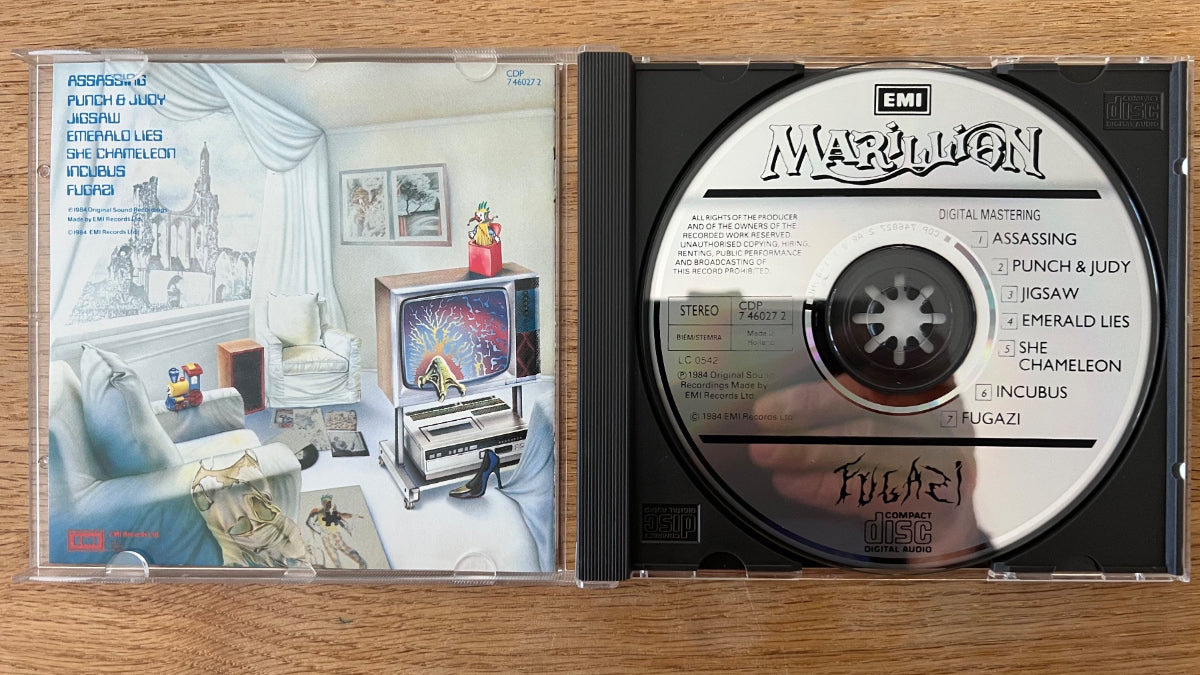Marillion - Fugazi / CD - NL Press. RE - (M-/M-)