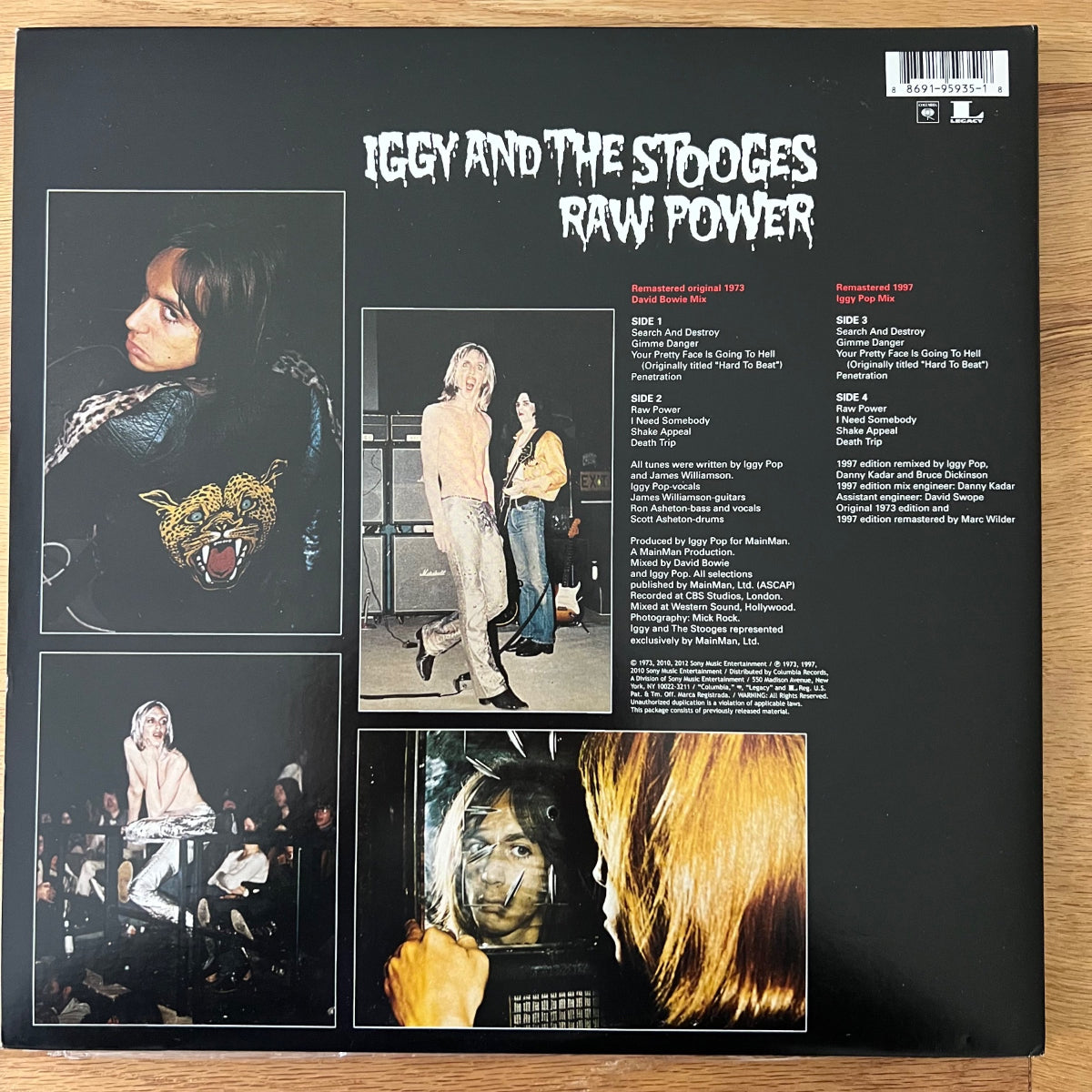 Iggy And The Stooges - Raw Power / 2 LP & Booklet - US Press. 2012 - (M-/M-)