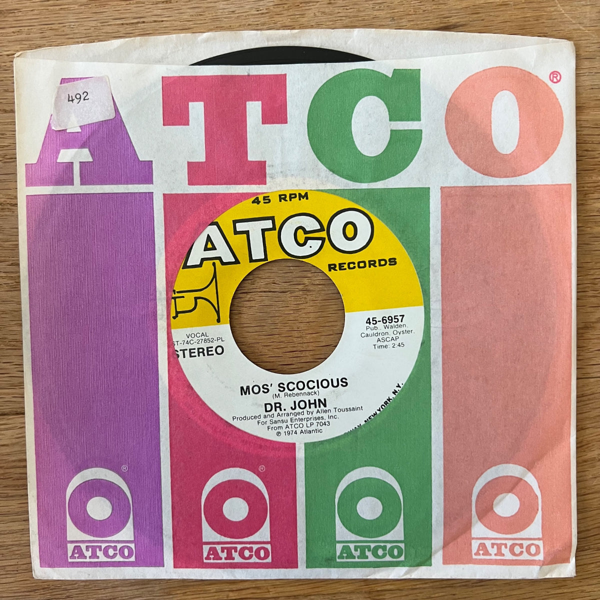 Dr. John - (Everybody Wanna Get Rich) Rite Away / 1. US-Press. 1974 - (M-/VG++)