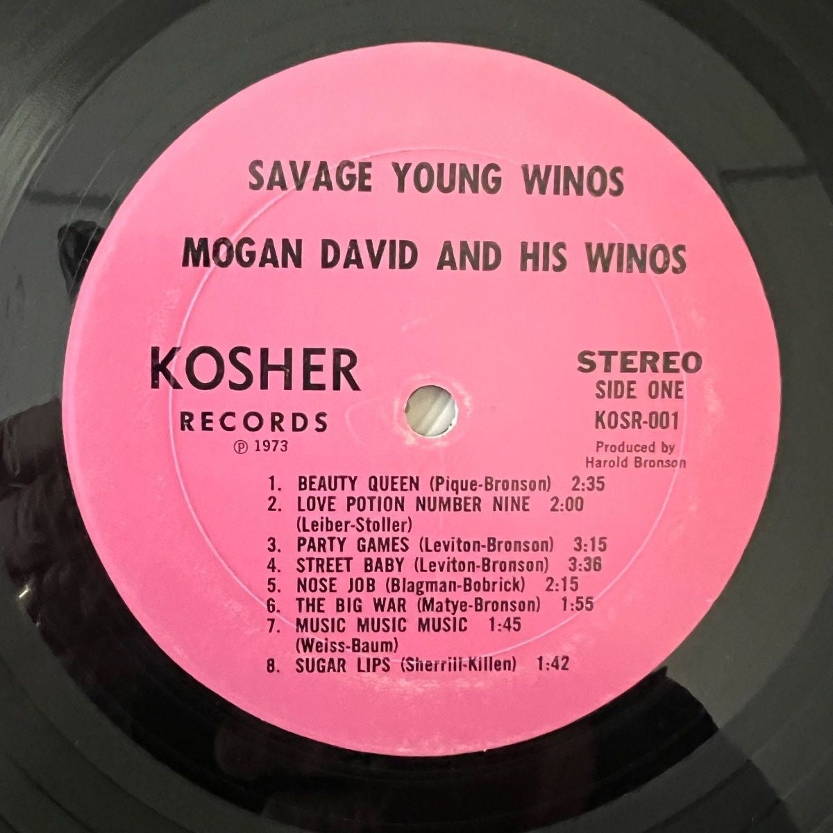 Mogan David & His Winos - Savage Young Winos / 1. US-Press. 1973 - (VG++/VG+)