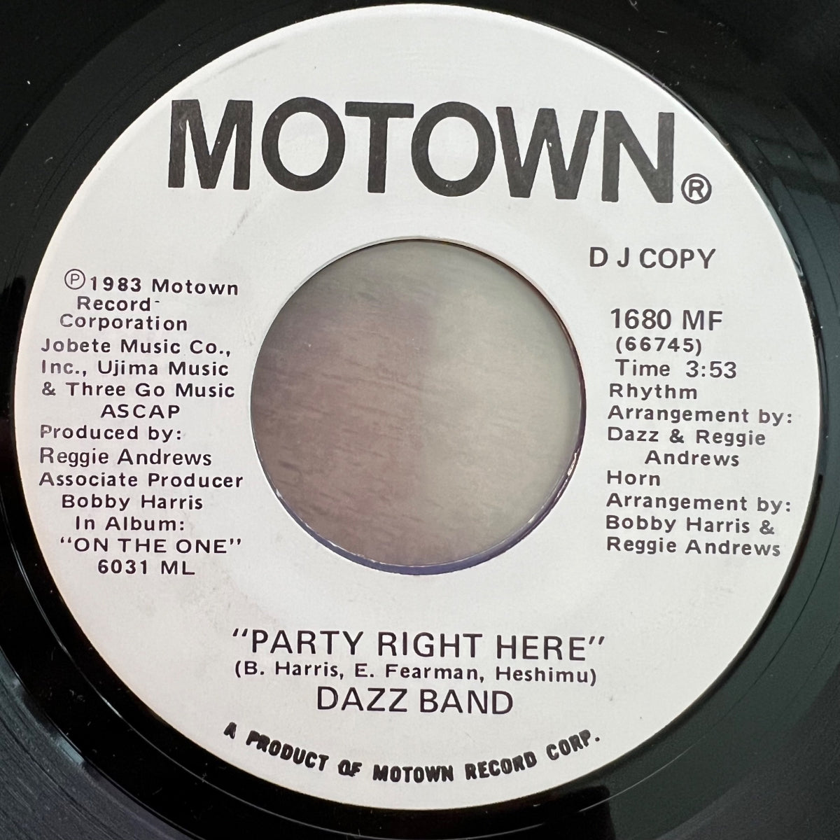 Dazz Band - Party Right Here / US-Promo 1983 - (M-/Neutral)