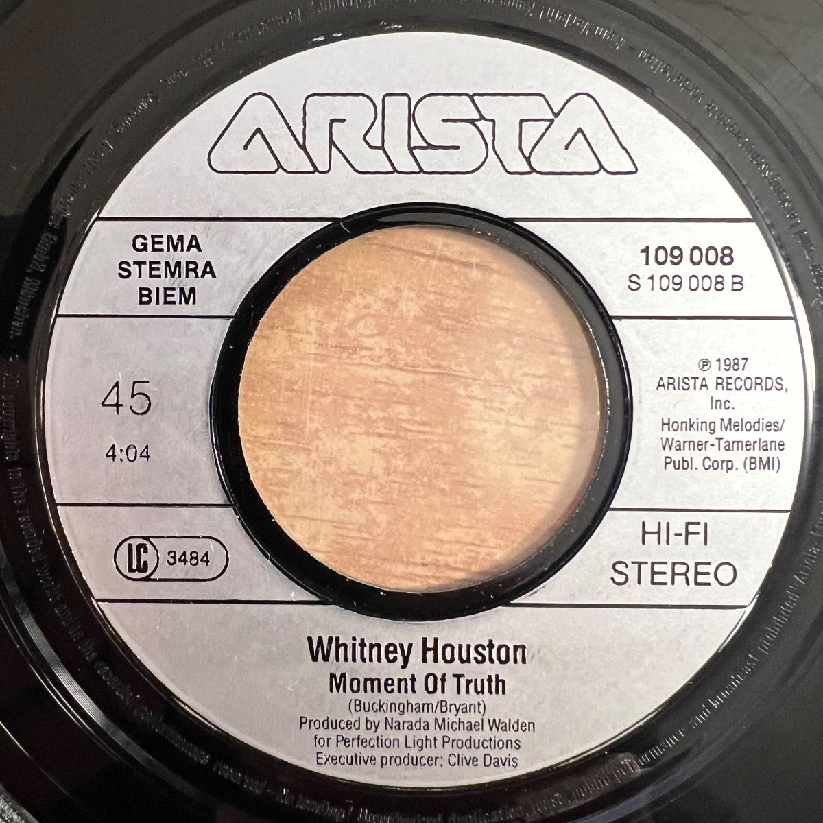 Whitney Houston - I Wanna Dance With Somebody / 1. D 1987
