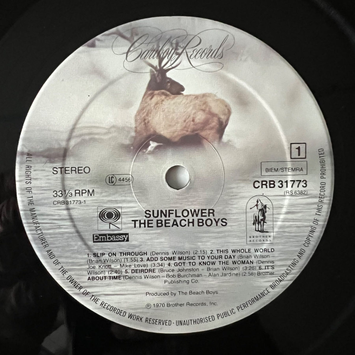 Beach Boys - Sunflower / NL-Press. 1980 - (M-/VG++)