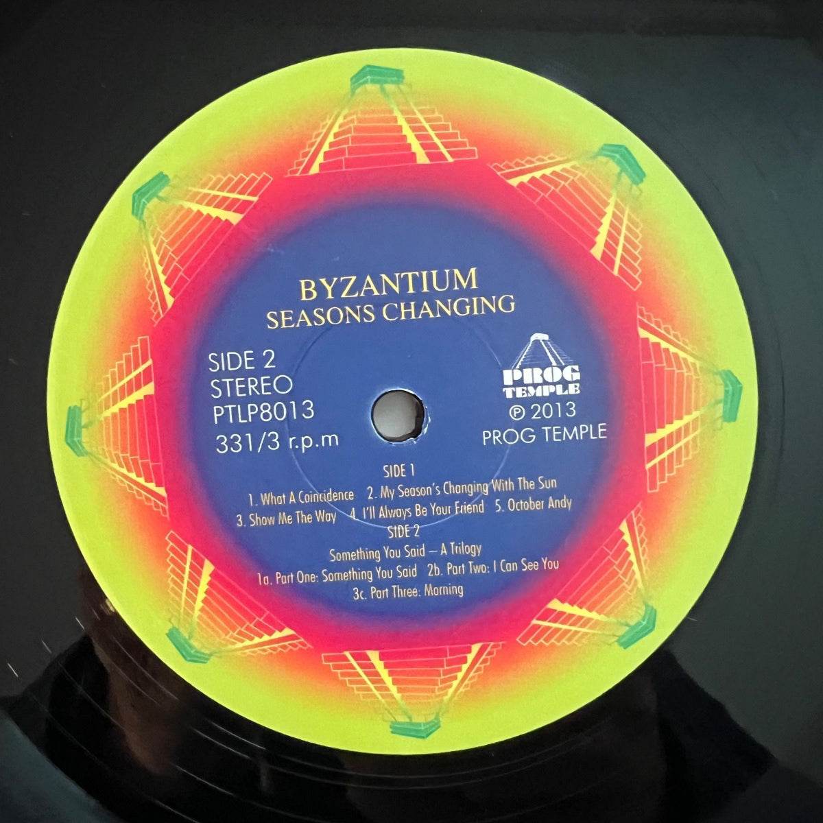 Byzantium - Seasons Changing / UK Press. 2013 - (Mint / Mint)
