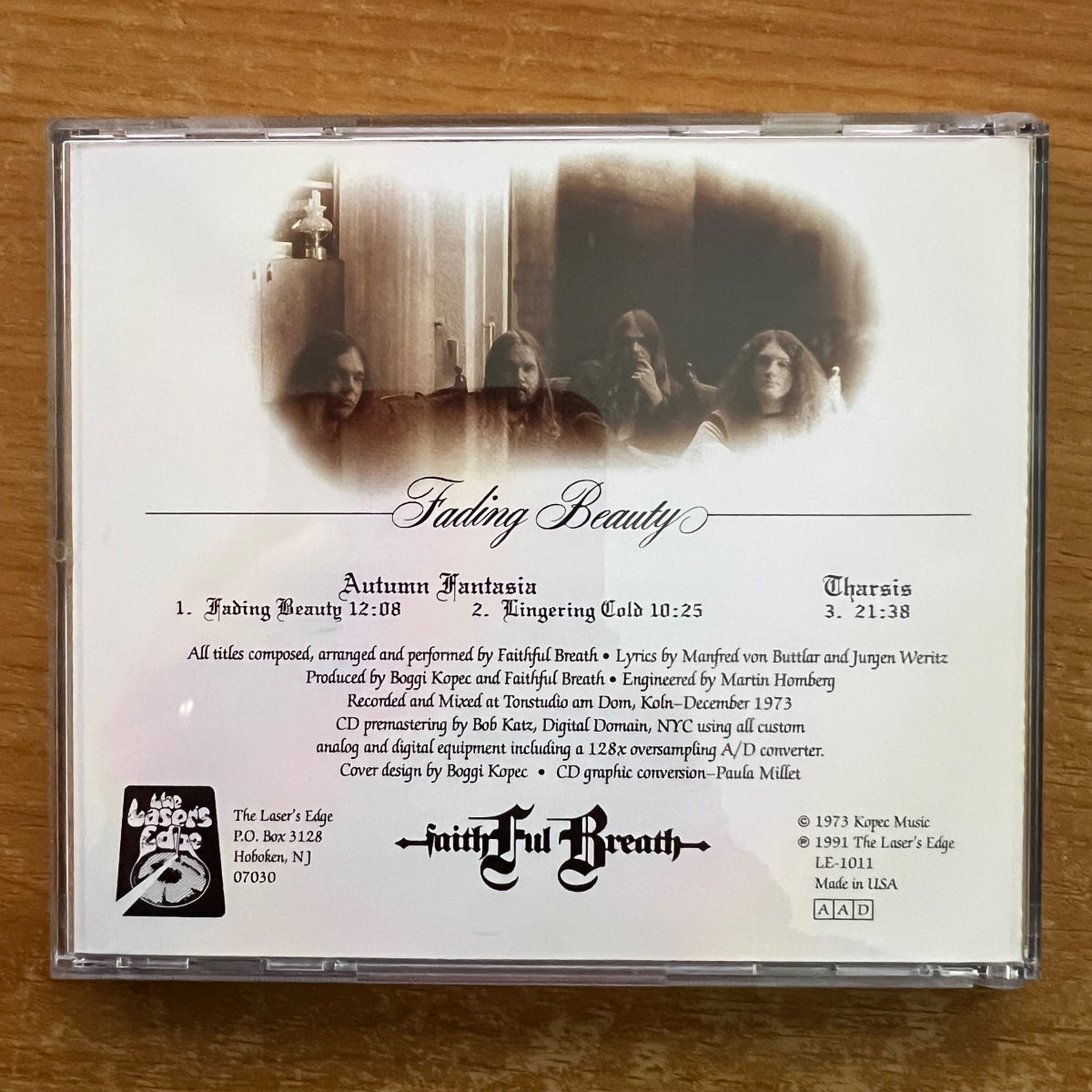 Faithful Breath - Fading Beauty / CD - 1st US Press. 1991 on CD - (M-/M-)