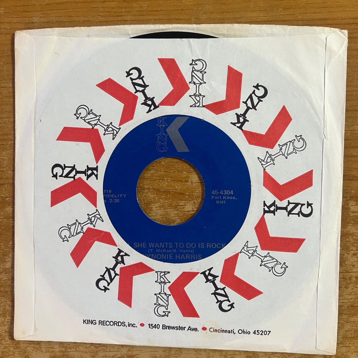 Wynonie Harris - Drinkin' Wine, Spa-Dee-O-Dee / US RE - (M-/VG+)
