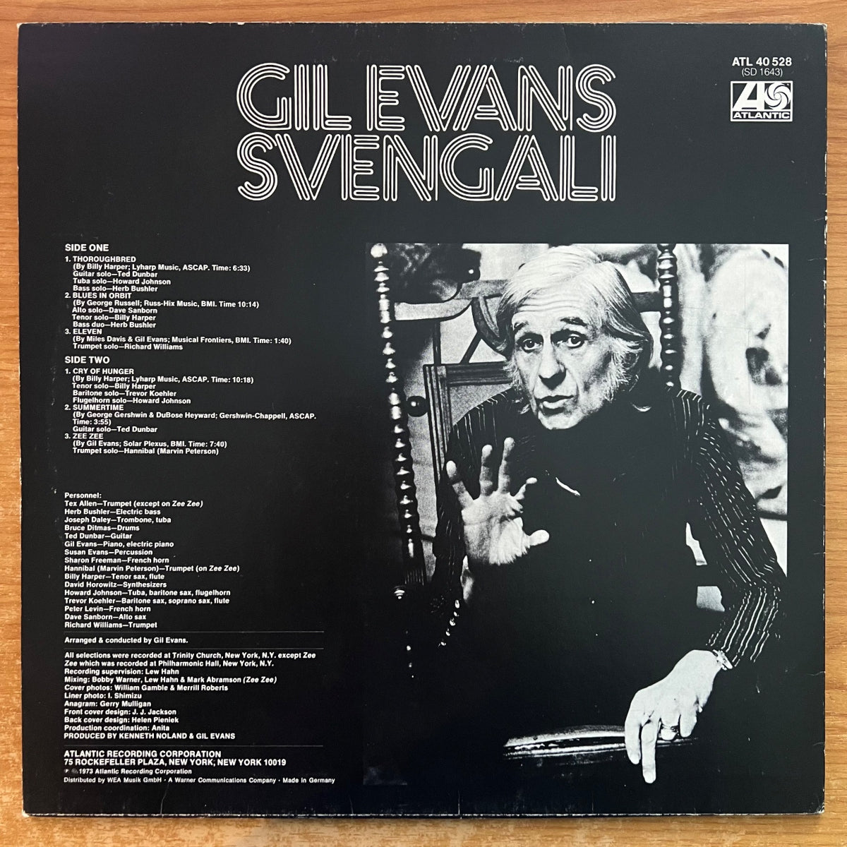 Gil Evans - Svengali / 1. D-Press. 1973 - Nice Copy