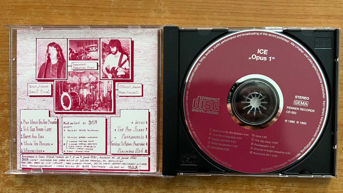 Ice - Opus 1 / CD - 1. D-Press. 1992 on CD - (M-/M-)