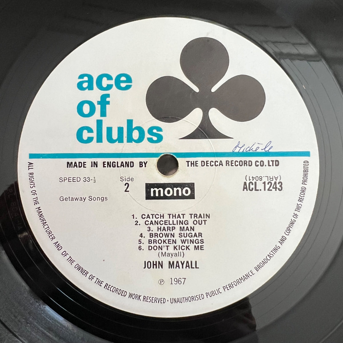 John Mayall - The Blues Alone / 1. UK-Press. 1967 - Mono - (VG++/VG+)