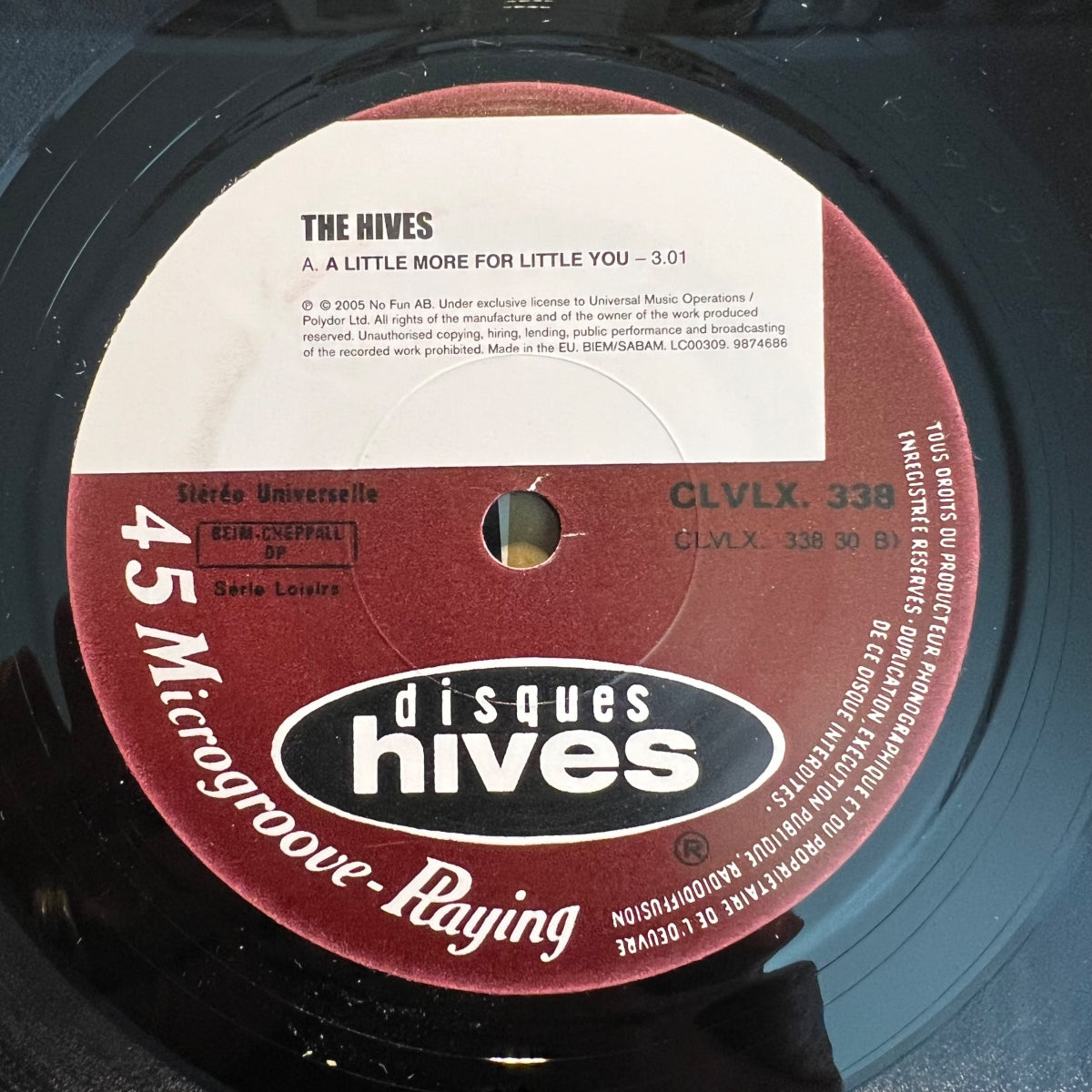 Hives - A Little More For Little You / 1. UK-Press. 2005 - (M-/Mint)