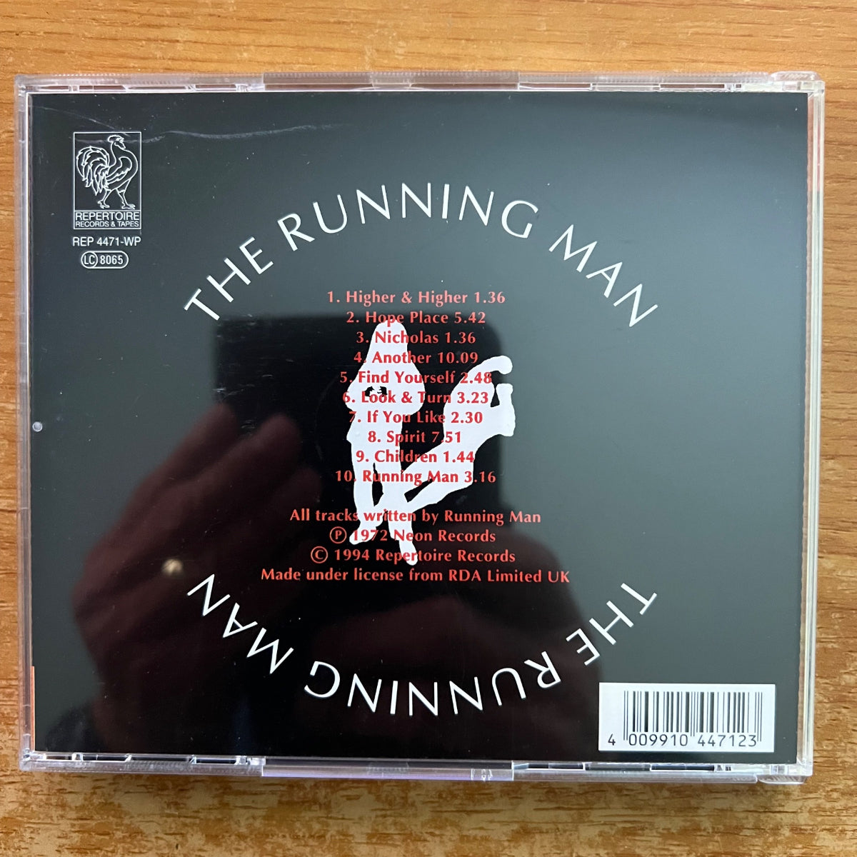 Running Man - Same / CD - 1st D-Press. 1994 - (M-/M-)