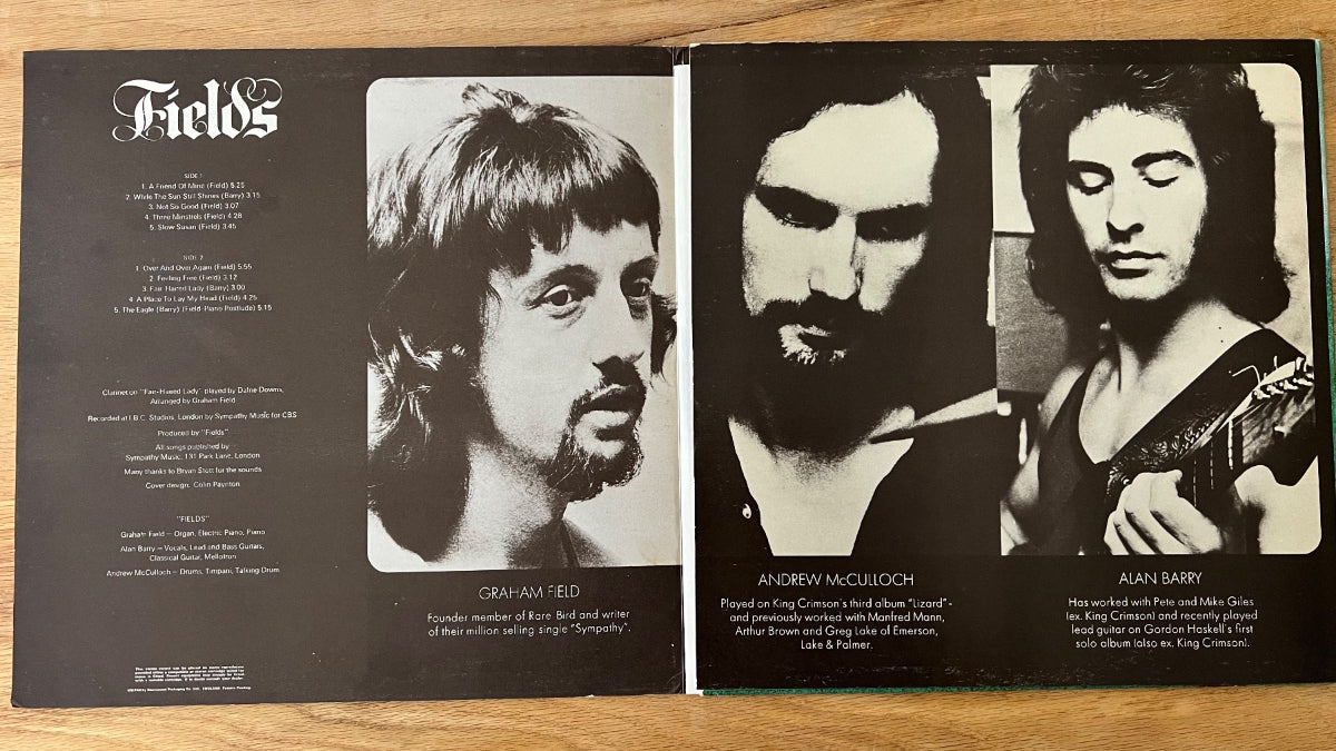 Fields - Idem / 1re presse britannique. 1971 - (M-/VG++)