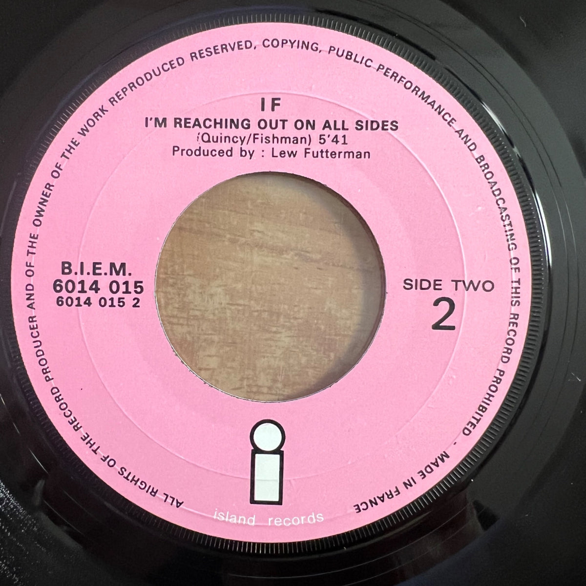 If - Raise The Level Of Your Conscious Mind / 1. France-Press. 1970 - (M-/VG+)
