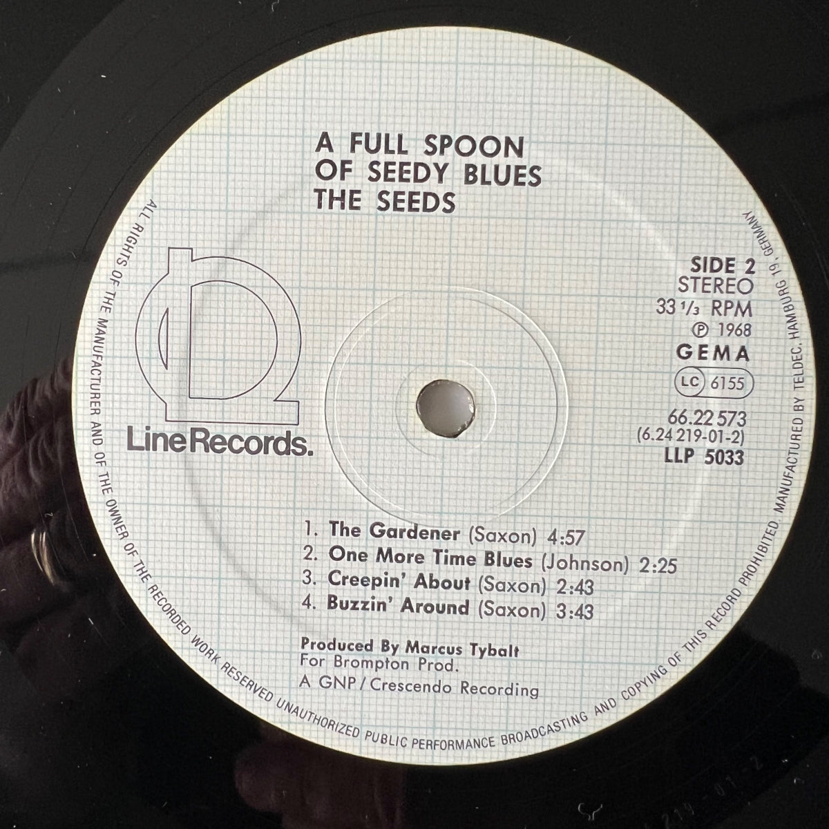 Seeds - A Full Spoon Of Seedy Blues / D-Press. RE von 1967 - (M-/M-)
