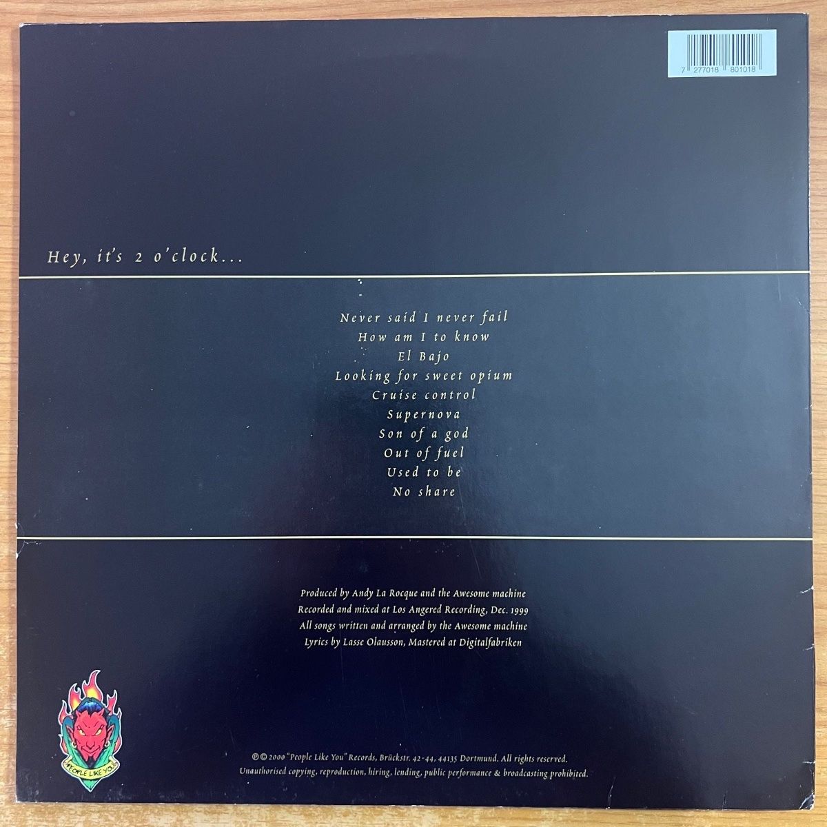 Awesome Machine - It's Ugly Or Nothing / 1. D-Press. 2000 - (M-/VG++)