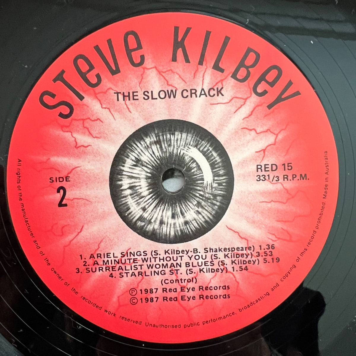 Steve Kilbey - The Slow Crack / 1. Australia-Press. 1987 - (M-/M-)
